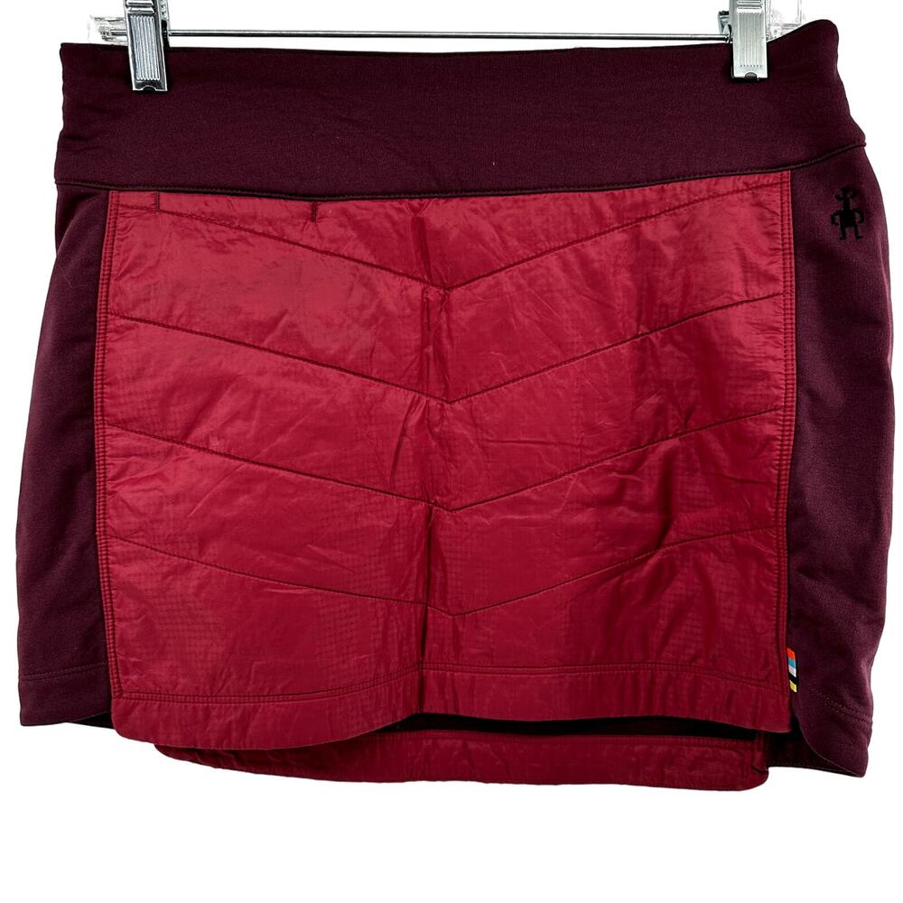 Smartwool Smartloft 60 Mini Skirt Quilted Merino Wool Ski Wind Resistant Pink S